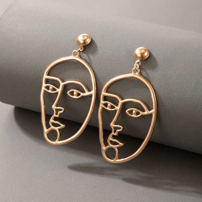 3D Human Face Funny Series Earrings