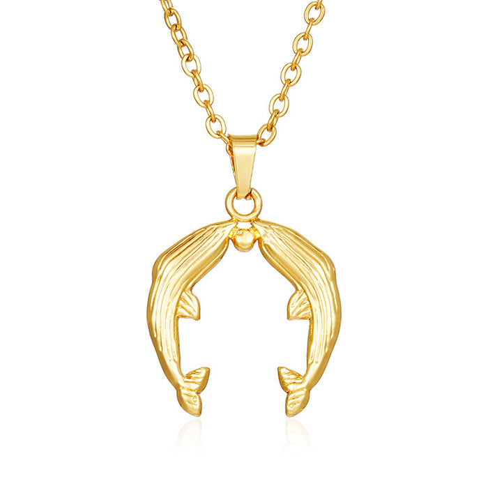 Autumn 18K necklace, high-end and fashionable new clavicle necklace