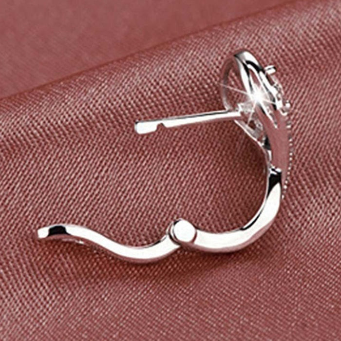 OL teardrop earrings exquisite silver-plated earrings