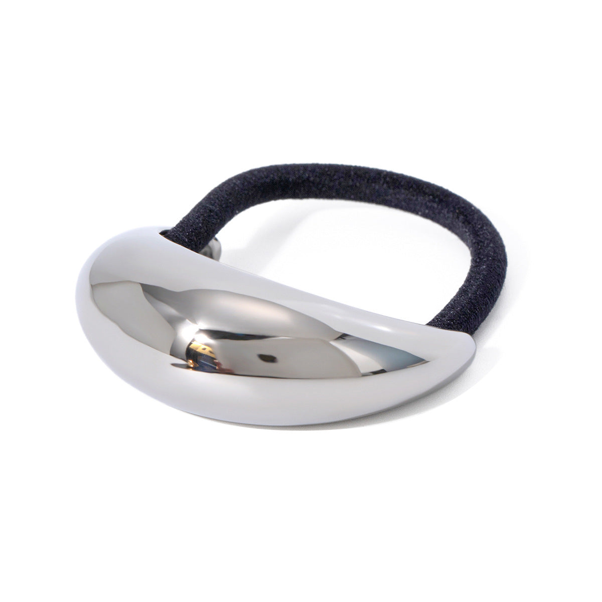 Stainless Steel Hair Tie - High-End Metal Elastic Band for Ponytails