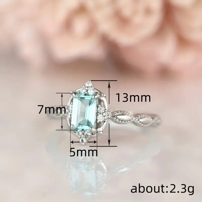 Crown small princess ring beautiful and elegant ring