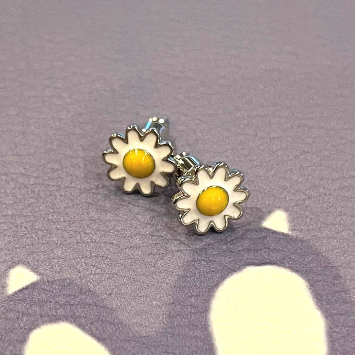 Epoxy Daisy Earrings Sunflower Earrings