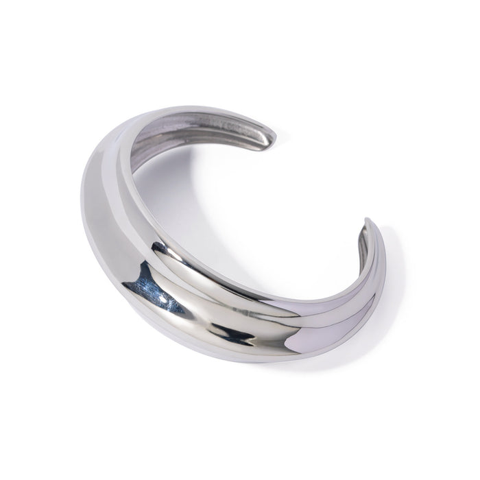 Elegant Titanium Steel Bracelet - High-End Minimalist Geometric Stainless Steel Jewelry