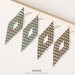 Exaggerated Vintage Tassel Earrings - Full Rhinestone Dangles for a Bold and Stylish Look - wallojewerly 