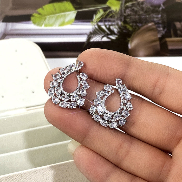 Pendientes de aro con personalidad coreana, pendientes versátiles para parejas