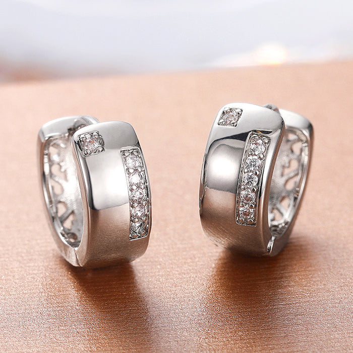 Vintage silver teardrop earrings for women - wallojewerly 