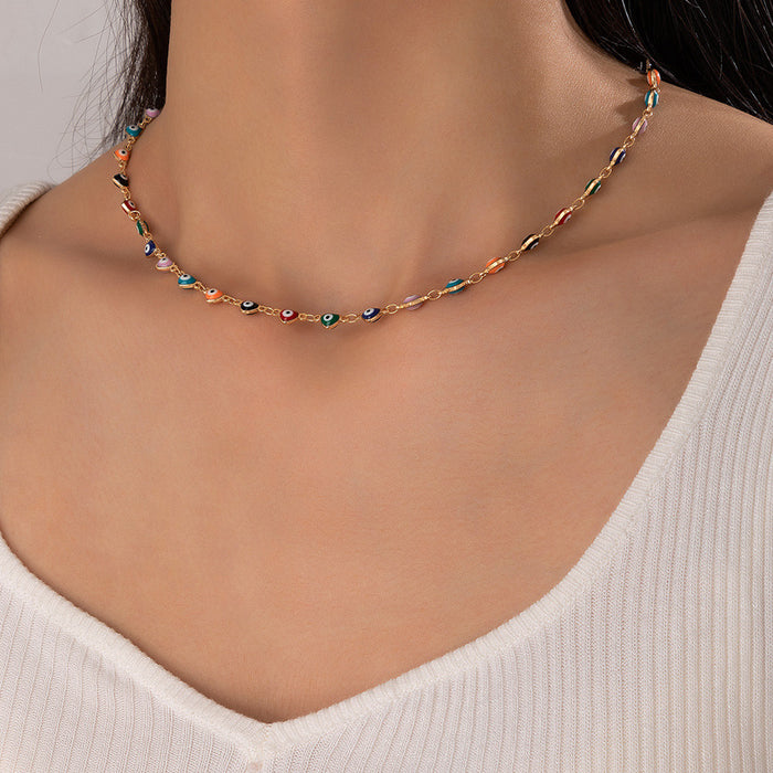 Moon & Star Multi-Layer Necklace Set - Geometric Triple-Layer Chain