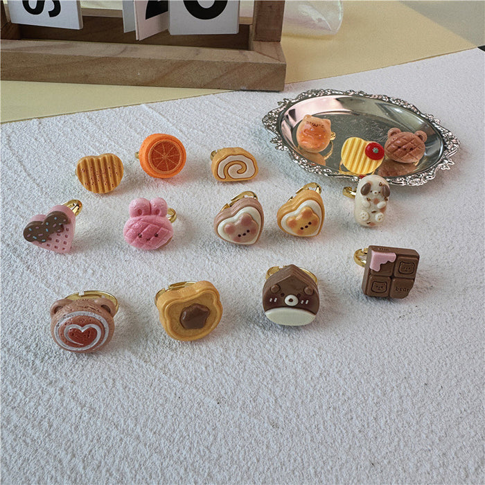 Fun chocolate resin ring