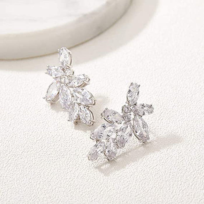 Butterfly Earrings Hollow Zirconia Mini Earrings