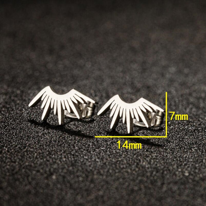 Ice Cream Cone Stainless Steel Stud Earrings - Sweet and Fun Summer Jewelry