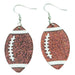 Simple acrylic rugby earrings - wallojewerly 