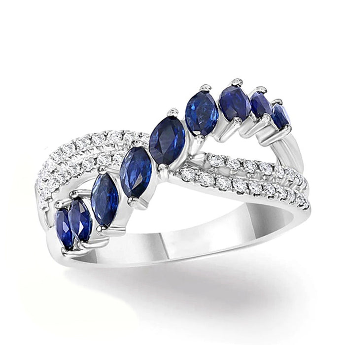 Copper horse eye royal ring for women creative style