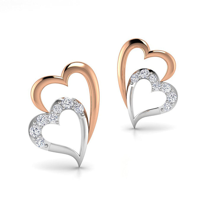 Heart shaped earrings lover gift earrings