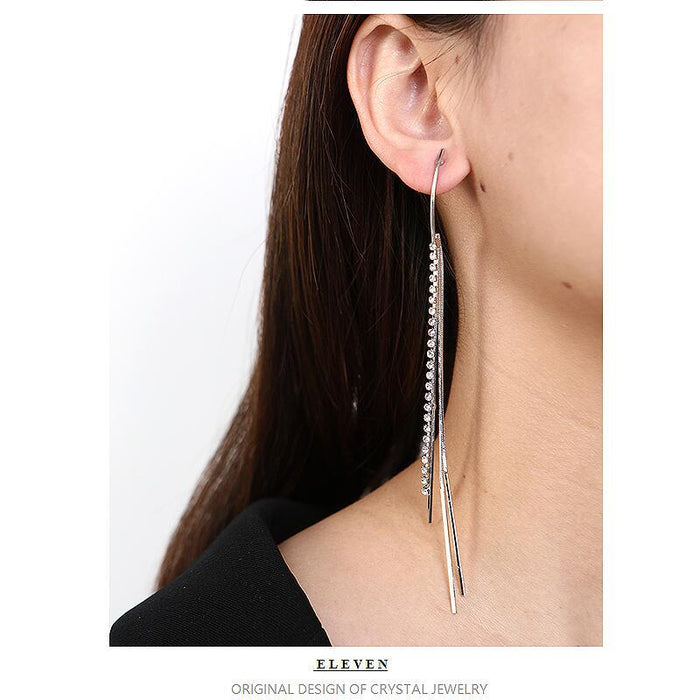 Exaggerated Tassel Earrings - Flashy and Luxurious Jewelry for Women