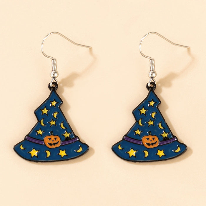 Fun and colorful Halloween earrings