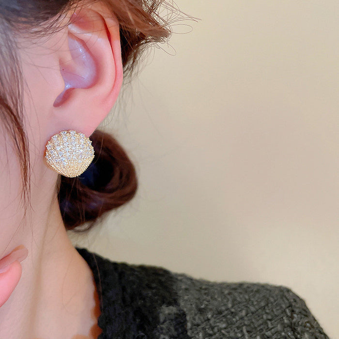 Baroque Flower Shell Earrings