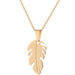 Feather Pendant Sweater Chain - Vintage-Inspired Wing and Leaf Jewelry for Couples - wallojewerly 