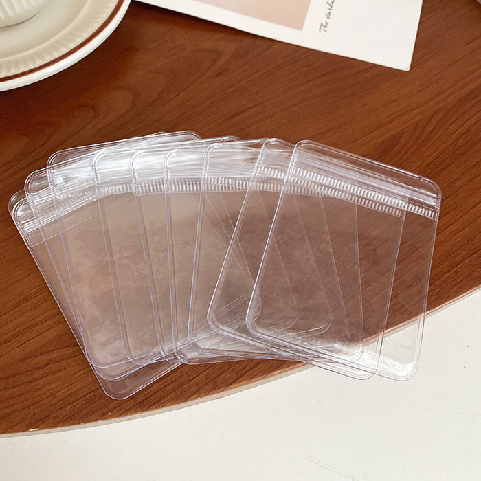 Portable transparent dustproof jewelry storage bags - wallojewerly 