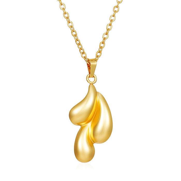 Autumn 18K necklace, high-end and fashionable new clavicle necklace