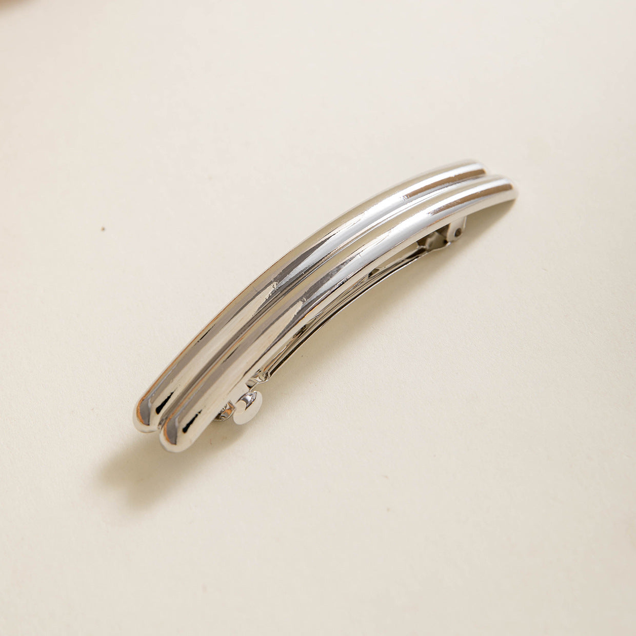 Eco-Friendly Alloy Braided Hair Clip - Simple Back Hair Pin for Women