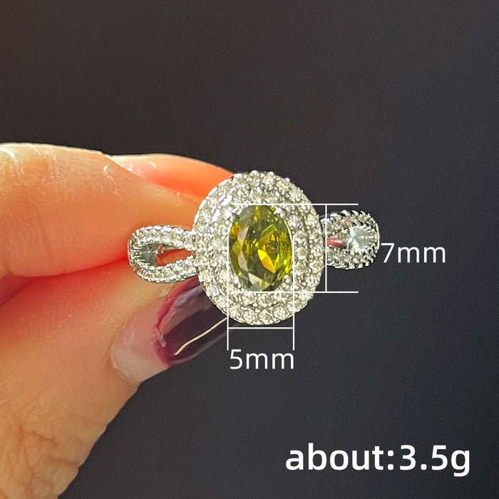 Anillo de mujer con circonitas micropavimentadas y diamantes sencillos, regalo de San Valentín, accesorios