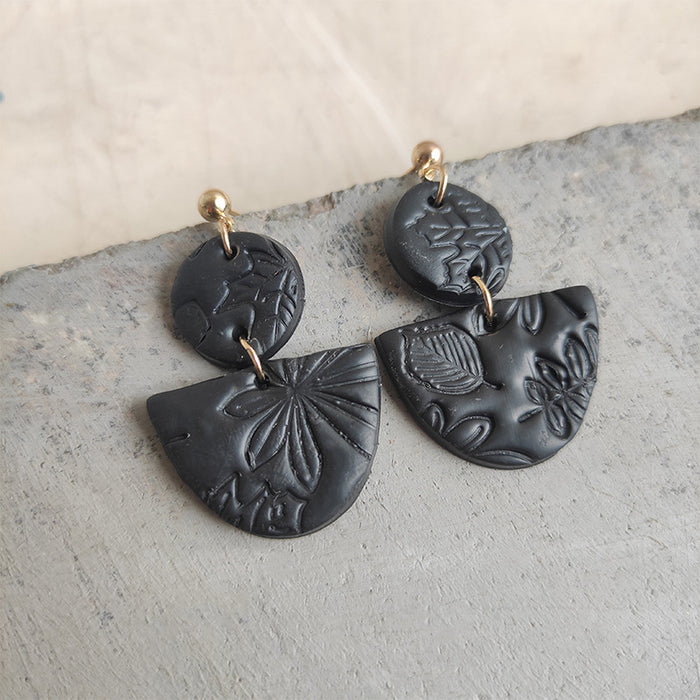 Handmade Soft Clay Earrings - Unique and Trendy, Perfect for Students