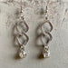 Minimalist Geometric Metal Earrings with Colorful Zircon Pendant - wallojewerly 