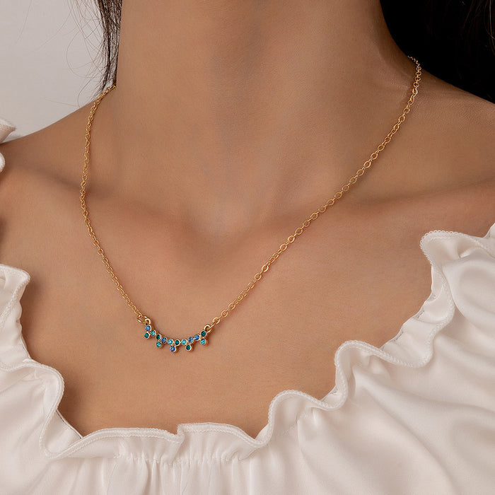 LOVE Chain Necklace - Triple-Layer Geometric Jewelry for Women