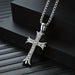 Hip Hop Diamond Cross Men's Necklace - wallojewerly 