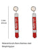 Color whiteboard pen acrylic earrings - wallojewerly 