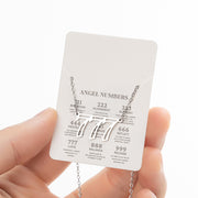 Angel Number Sweater Chain, Vintage 000-999 Stainless Steel Pendant Necklace Wholesale - wallojewerly 