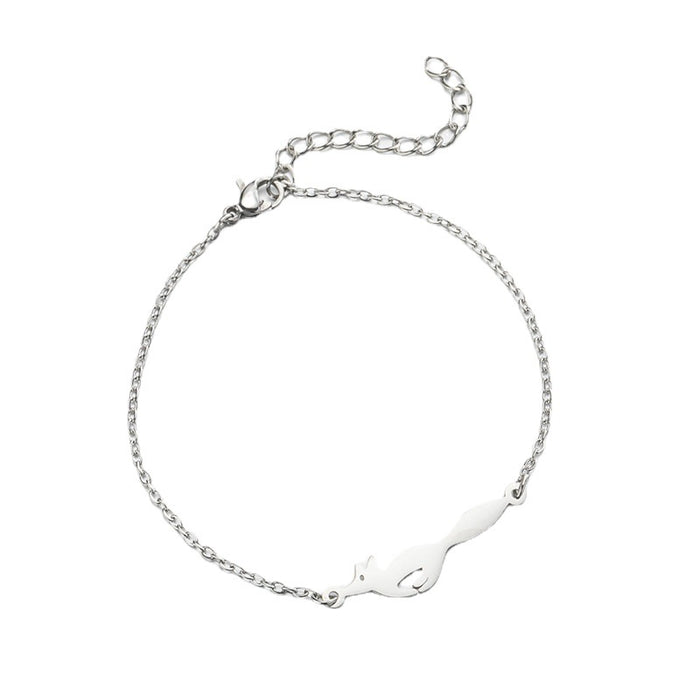 Fox pendant bracelet, Korean Dongdaemun girl jewelry wholesale