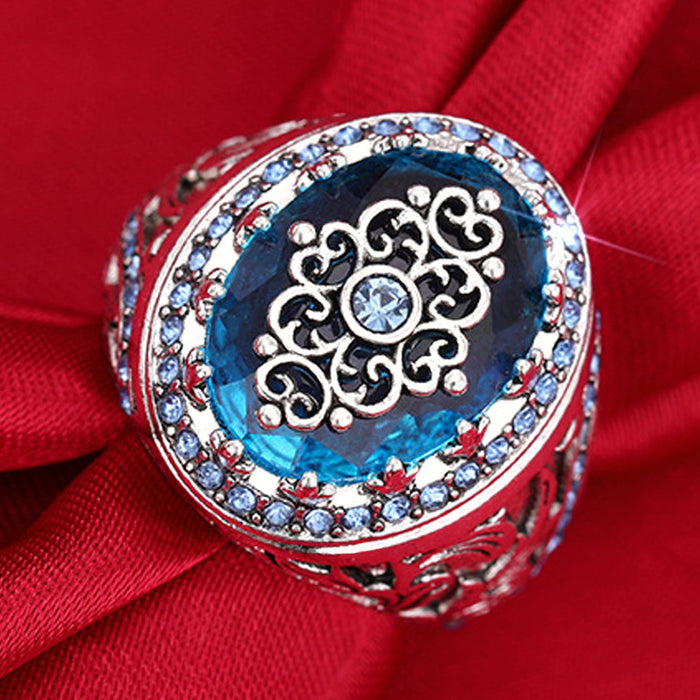 Bohemian retro ethnic style ring for women