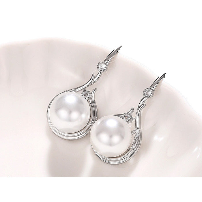 Imitation pearl earrings, luxurious ladies' Mother's Day gift