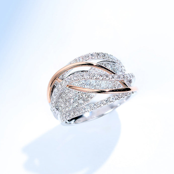 Line wrapped index finger ring beautiful fairy design