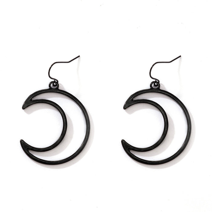 Moon simple fashion earrings