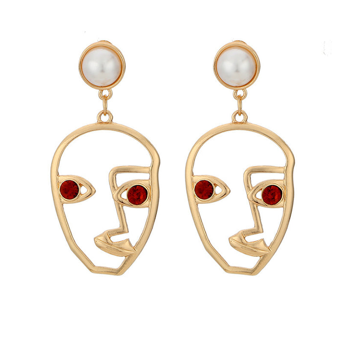 3D Human Face Funny Series Earrings