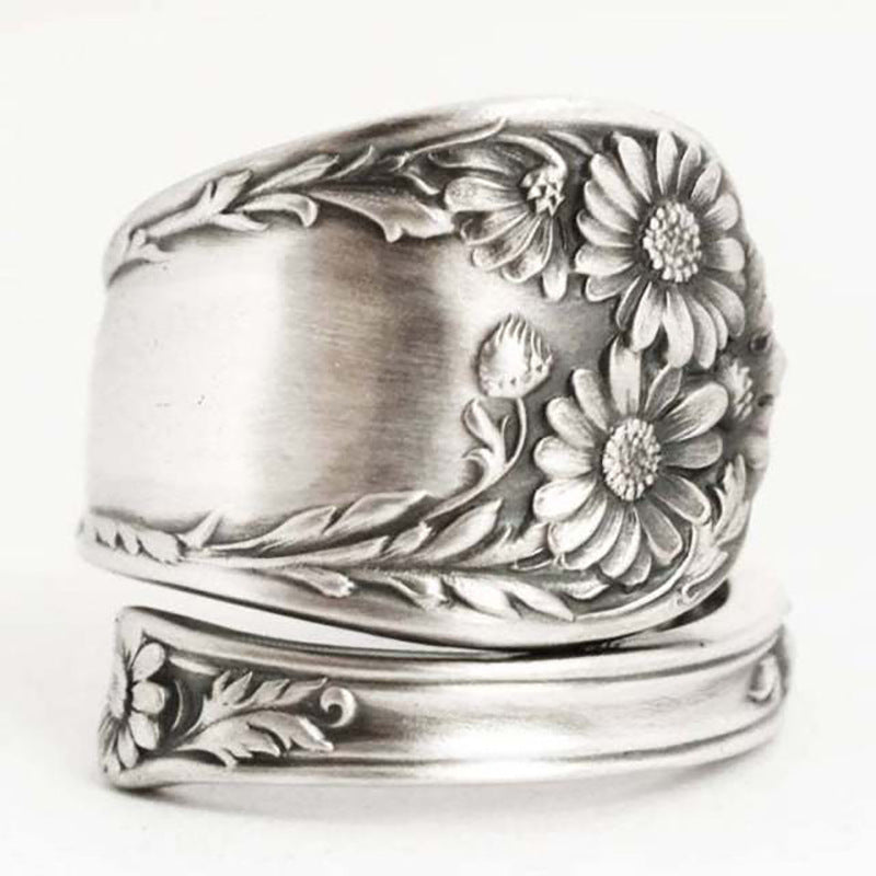 Anillo con clip para oreja de espina, estilo punk, diseño hueco, joyería