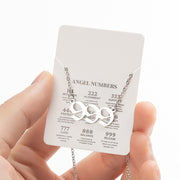 Angel Number Sweater Chain, Vintage 000-999 Stainless Steel Pendant Necklace Wholesale - wallojewerly 