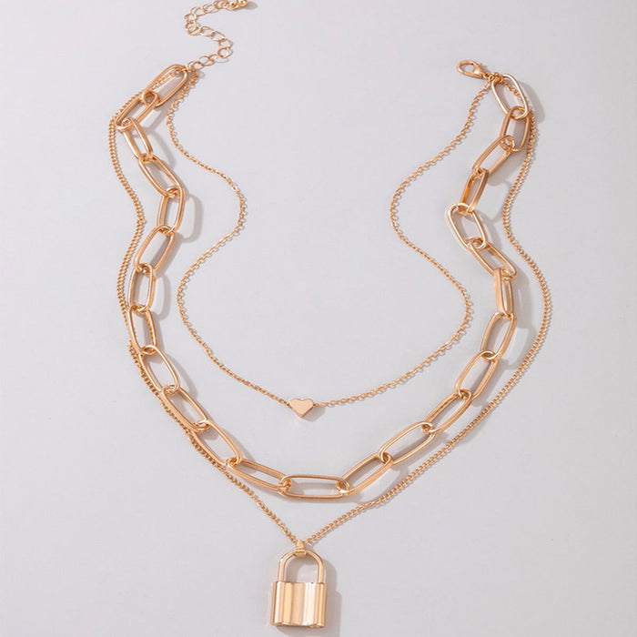 2021 Fall Punk Style Necklace - Single Layer Metal Chain Trendy Design