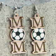 Wooden Ball Earrings - wallojewerly 
