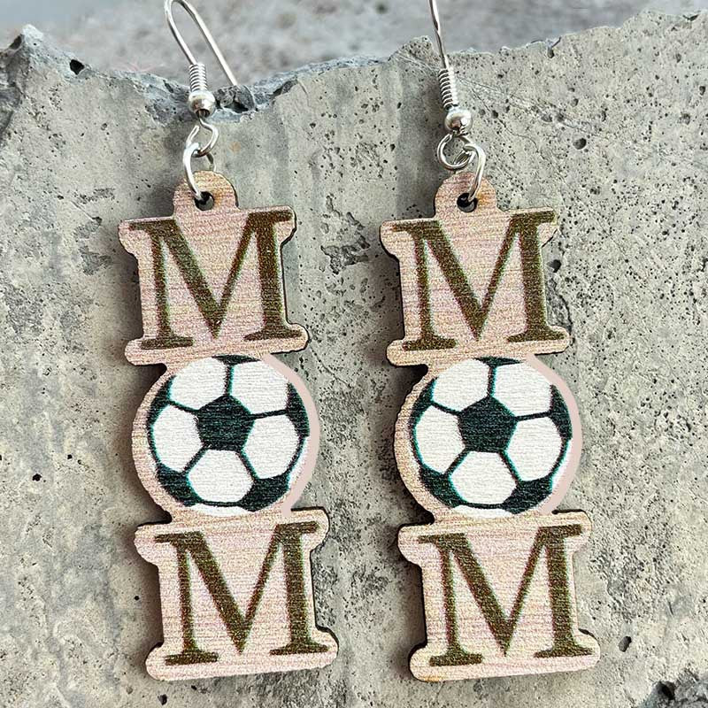Wooden Ball Earrings - wallojewerly 
