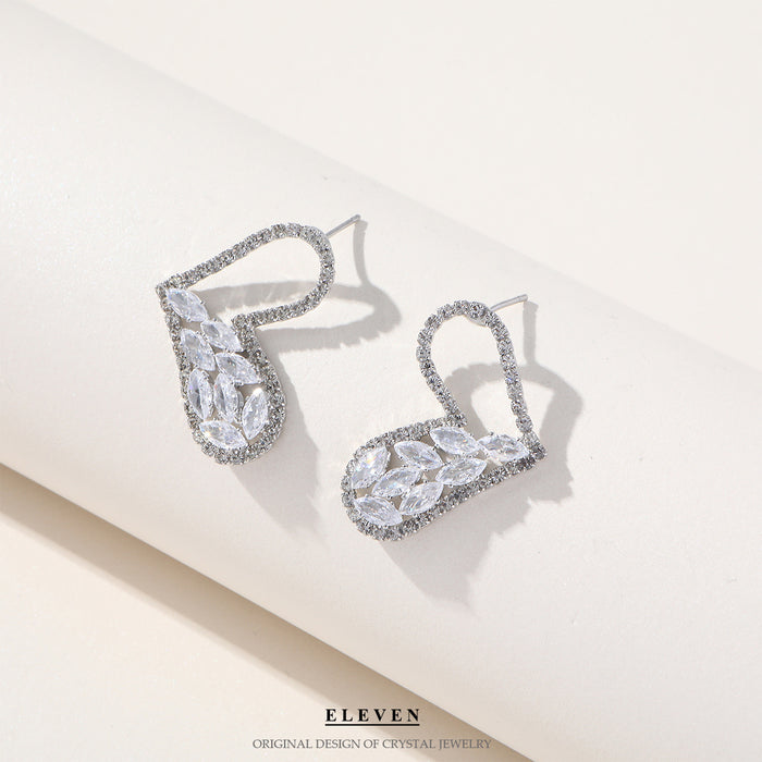 Simple Zircon Ear Cuffs - S925 Silver Plated Elegant Earrings for Women