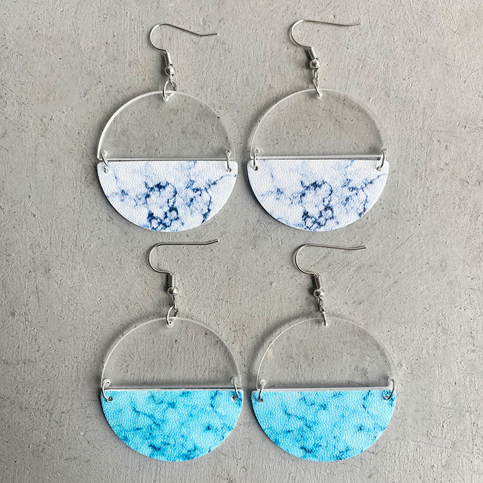 Acrylic translucent earrings