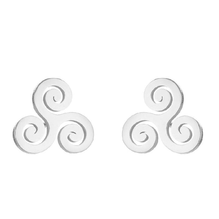 Heart and Smiley Face Stainless Steel Stud Earrings - Cute and Playful Jewelry