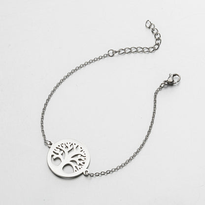 Tree of life coconut tree pendant bracelet, fashionable lotus bracelet cross-border wholesale