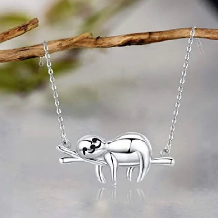 Sloth Pendant Sweet Christmas Animal Clavicle Necklace