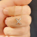 Letter X Pendant Forest Style Clavicle Chain Necklace for Women Students - wallojewerly 