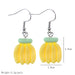 Real mini banana earrings - wallojewerly 