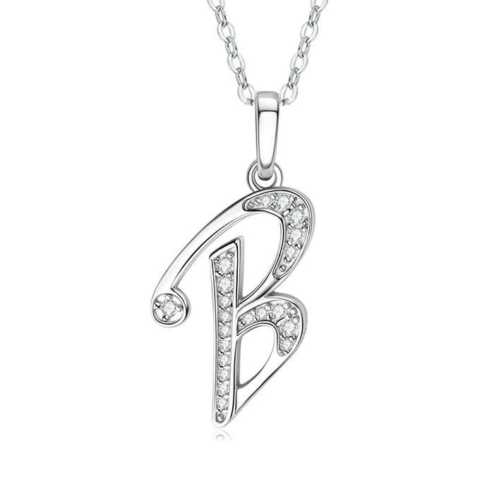 Letter Pendant Necklace